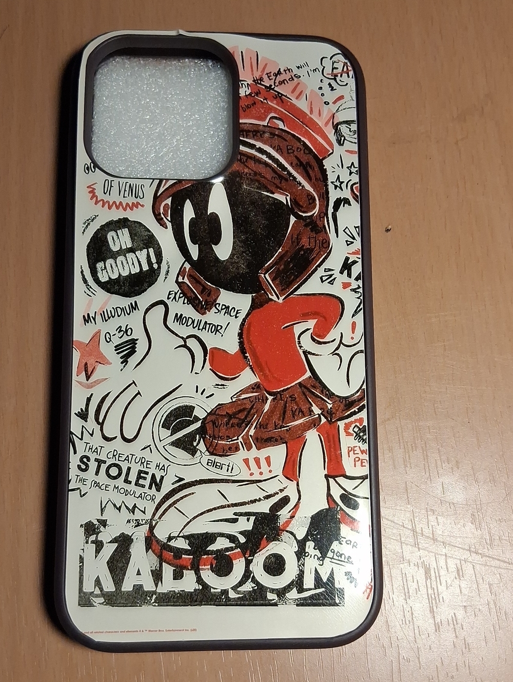 Marvin the Martian Graphic iPhone Case - White & Red Iphone 16pro Max